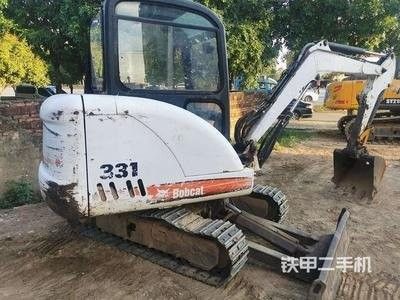 Mini escavadeira usada Bobcat 331 Pequenas escavadeiras de postes usadas escavadeiras de segunda mão