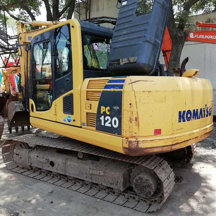 máquinas de escavação usadas komatsu pc120 5 / motor japonês em segunda mão PC 120 Komatsu Excavator