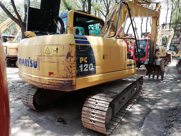 máquinas de escavação usadas komatsu pc120 5 / motor japonês em segunda mão PC 120 Komatsu Excavator