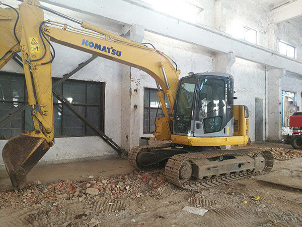 Máquinas de engenharia utilizadas comatsu pc128 escavadeira 12 toneladas pc128us escavadeira de rasteiro pc128us-2 pc128us-8