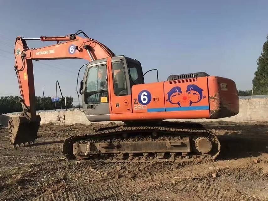 Venda em quente Hitachi Original Usado Hitachi 230 Excavador Zx230 Em bom estado Máquina de segunda mão
