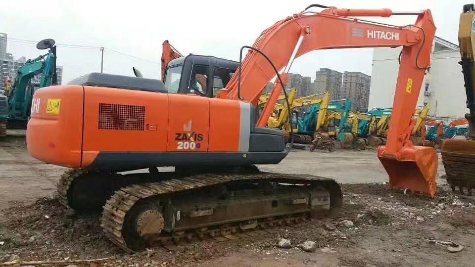 20 TON usado Hitachi ZAXIS 200 carregador de retroexcavadora escavadeira mineração equipamento pesado escavadeira saco ZX200 Bom estado Preço final Exc