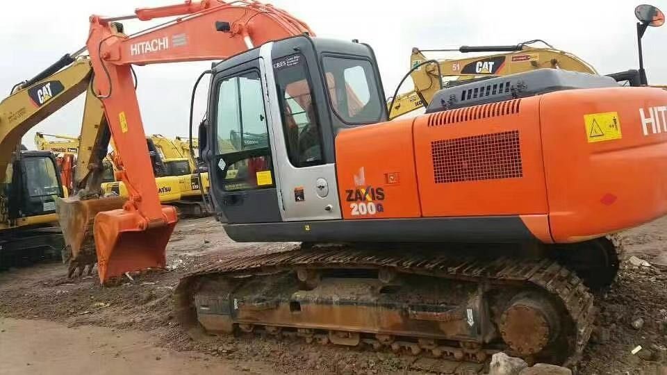 20 TON usado Hitachi ZAXIS 200 carregador de retroexcavadora escavadeira mineração equipamento pesado escavadeira saco ZX200 Bom estado Preço final Exc