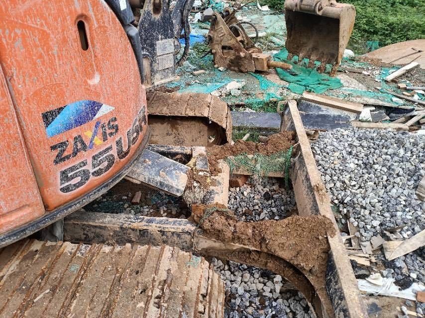 Usada Hitachi ZX55 Excavatora original do Japão/ Usada Hitachi ZX55 ZX40 ZX60 Excavatora à venda em bom estado de funcionamento em shang