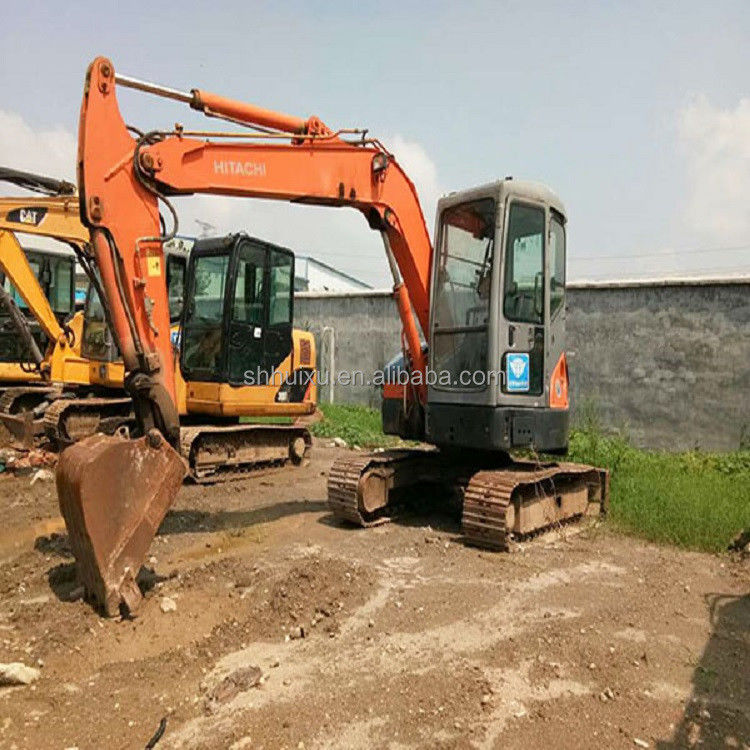 Hitachi em estoque Usado Hitachi 55 mini escavadeira para venda de segunda mão Hitachi 55 pequena escavadora em boas condições