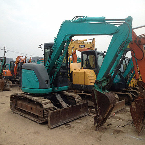 Kobelco SK200 Excavadora de segunda mão, motor japonês Kobelco75 SK75 Kobelco 75 em excelente estado