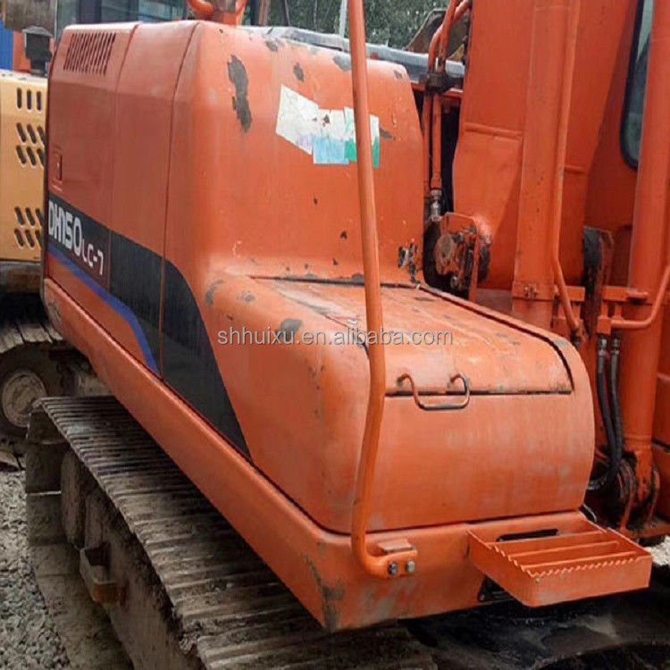 Máquina hidráulica usada para escavar Doosan DH150/Excavadora de segunda mão de qualidade DOOSAN DH150 com preço baixo para venda