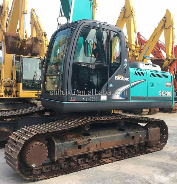 Kobelco SK200 Excavadora de segunda mão Kobelco SK200/ Máquina de escavação usada de boa qualidade Kobelco SK200 à venda