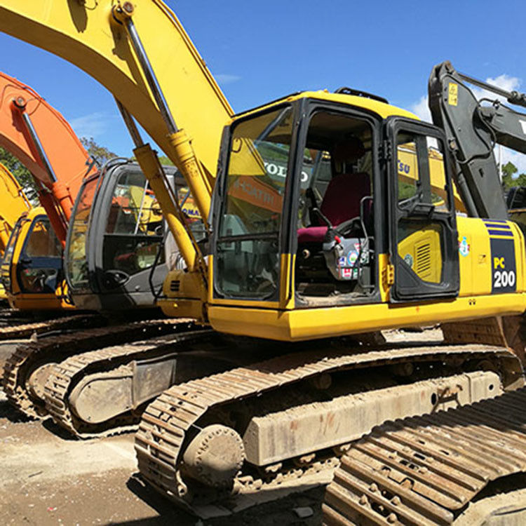 Excavadora de raspadores usada Komatsu PC 200-8/ Excavadora original Komatsu PC 200,Comprador barato Komatsu PC200