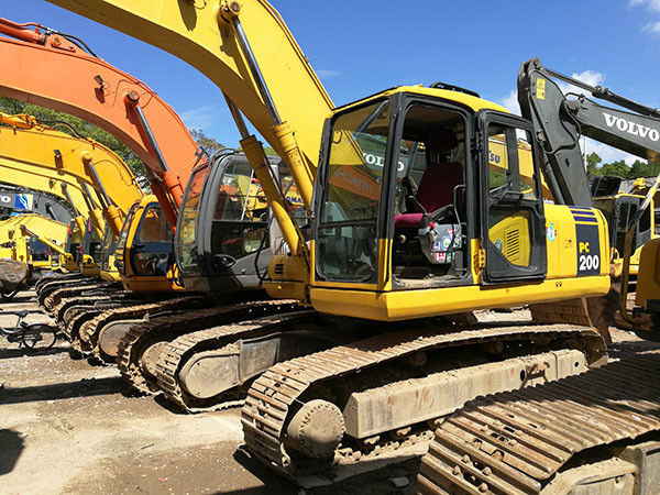 Excavadora de raspadores usada Komatsu PC 200-8/ Excavadora original Komatsu PC 200,Comprador barato Komatsu PC200