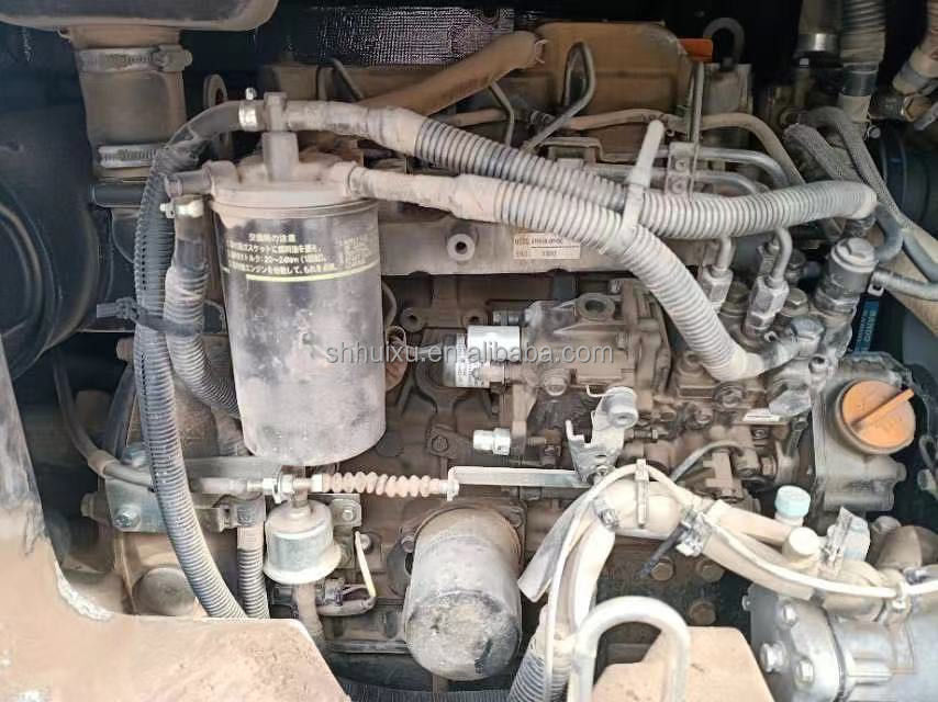 Hitachi em estoque Usado Hitachi EX55 mini escavadeira para venda de segunda mão Hitachi mini escavadora EX55 em boas condições