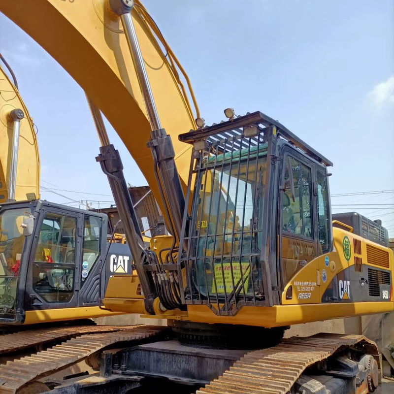 Excavadora de rastreamento usado máquina de excavar gatos bom funcionamento preço máquinas japonês usado cat345, usado marca japonesa CAT345