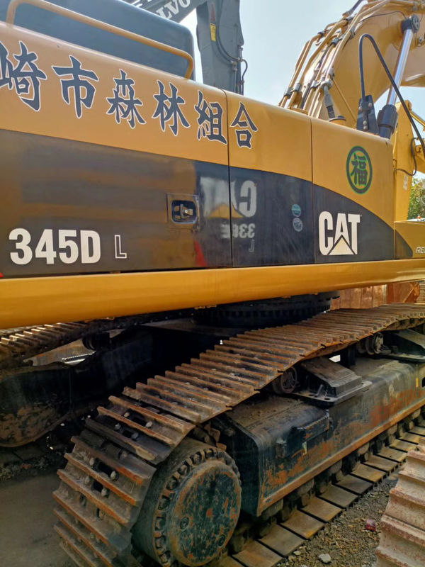 Excavadora de rastreamento usado máquina de excavar gatos bom funcionamento preço máquinas japonês usado cat345, usado marca japonesa CAT345