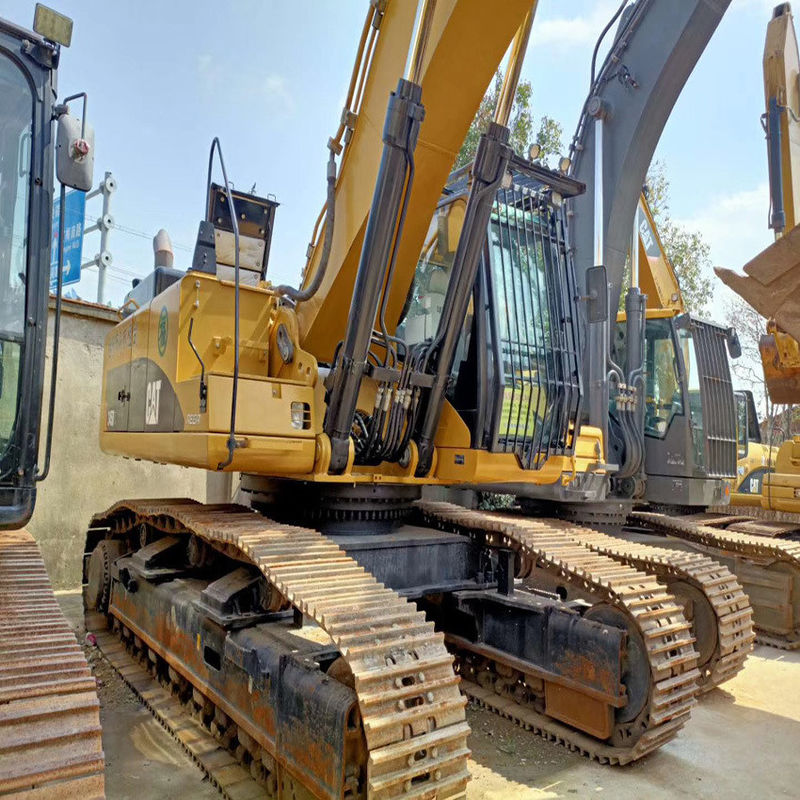 Excavadora de rastreamento usado máquina de excavar gatos bom funcionamento preço máquinas japonês usado cat345, usado marca japonesa CAT345