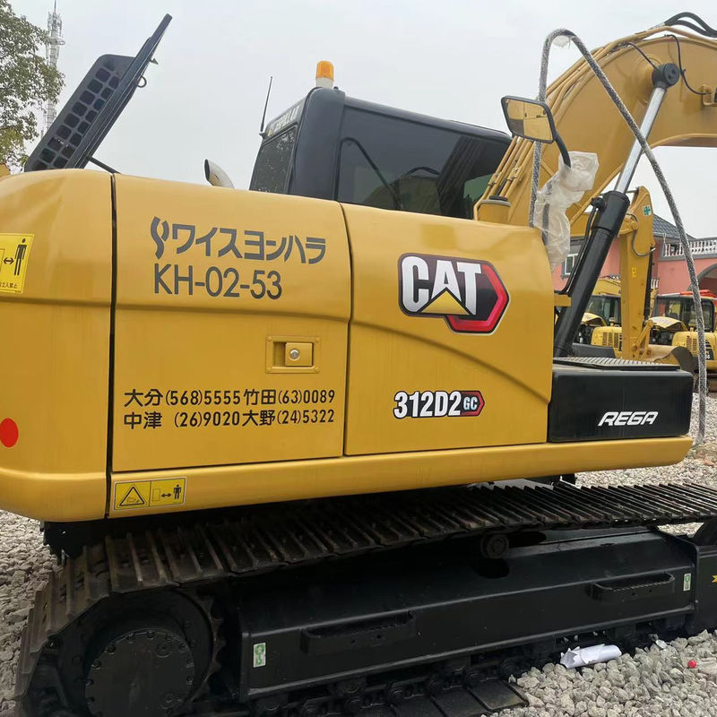 Excavadora hidráulica usada CAT312D Máquina de construção, excavadora de segunda mão CAT312D com bom funcionamento