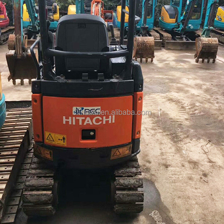 Hitachi venda quente segunda mão Pequena escavadora de rastreador em bom estado HITACHI 17 mini escavadora usada