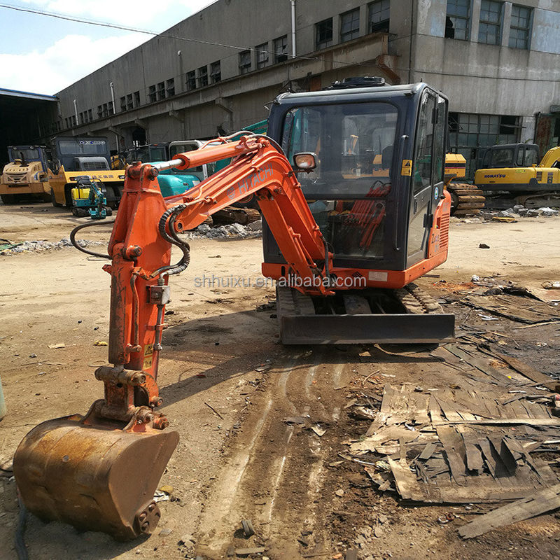 Hitachi em estoque Mini escavadeira japonesa usada HITACHI 20-2 para venda/Escavadeira pequena de segunda mão em bom estado HITACHI 20-2