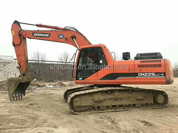 Doosan venda quente doosan dh225 escavadeira usado raspador dh225lc-9/ Máquina de escavação usada melhor venda bom preço