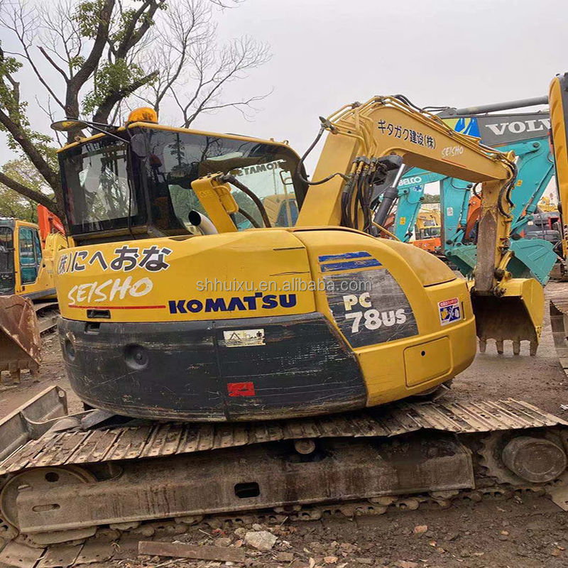 Usado Komatsu PC78 Escavação / escavadora de segunda mão komatsu PC78 mini escavadora de rasteiro boa qualidade Komatsu Escavação