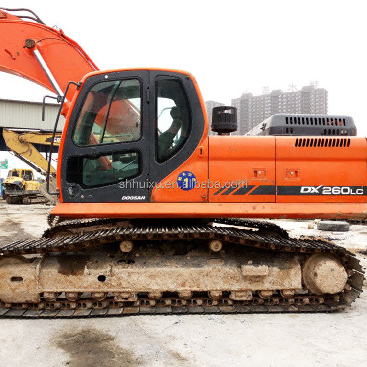 Doosan venda a quente Excelente qualidade Excavadora hidráulica de segunda mão DOOSAN DX260 Coreia origem/ Máquina de escavação usada melhor venda bom preço