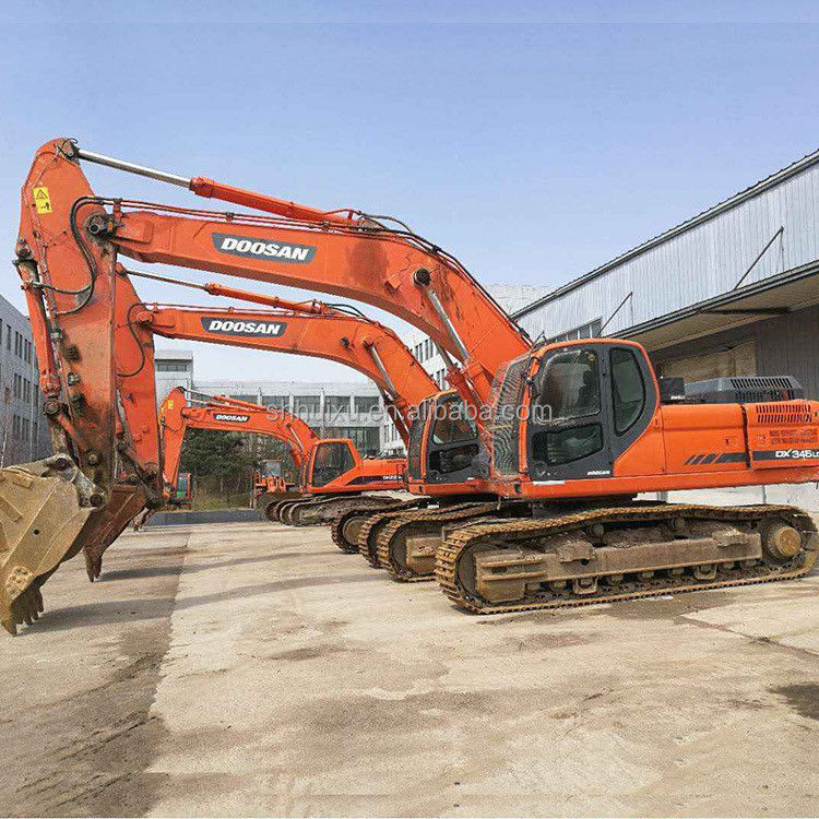 Doosan venda quente Excelente qualidade Excavadora hidráulica de segunda mão DOOSAN DX345 Coreia origem/ Máquina de escavação usada melhor venda bom preço