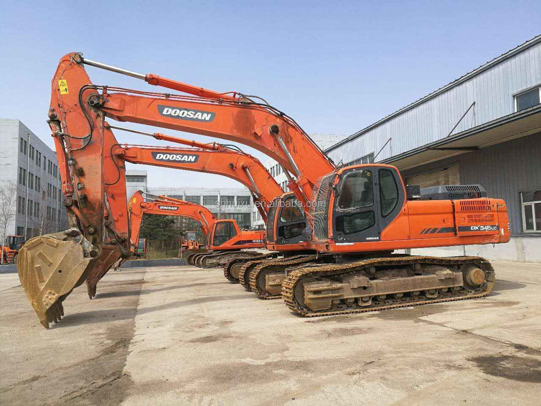 Doosan venda quente Excelente qualidade Excavadora hidráulica de segunda mão DOOSAN DX345 Coreia origem/ Máquina de escavação usada melhor venda bom preço