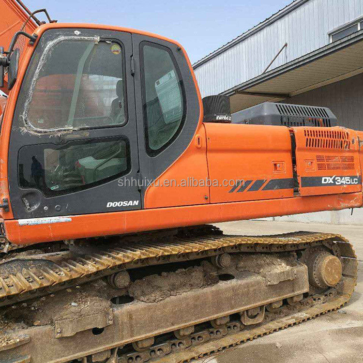 Doosan venda quente Excelente qualidade Excavadora hidráulica de segunda mão DOOSAN DX345 Coreia origem/ Máquina de escavação usada melhor venda bom preço