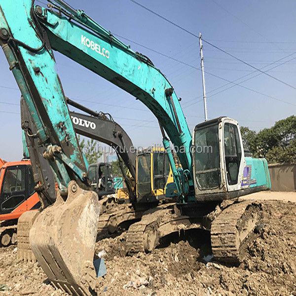 Kobelco SK200 Excavadora de segunda mão Kobelco SK250-6e Máquina de escavação usada preço barato