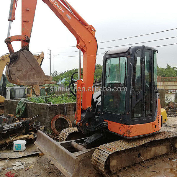 Hitachi em estoque Mini escavadora japonesa usada HITACHI 50 à venda/de segunda mão Pequena escavadora de rastreamento em bom estado HITACHI 50