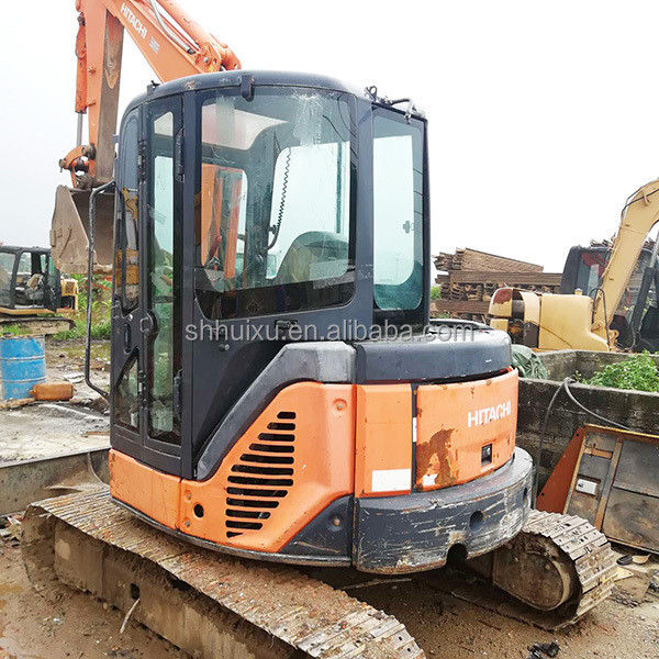Hitachi em estoque Mini escavadora japonesa usada HITACHI 50 à venda/de segunda mão Pequena escavadora de rastreamento em bom estado HITACHI 50