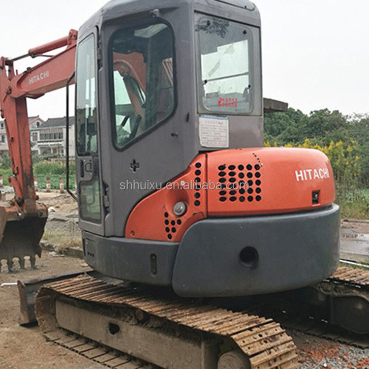 Hitachi em estoque Mini escavadeira japonesa usada HITACHI 55 para venda/Escavadeira de segunda mão pequena em bom estado HITACHI 55