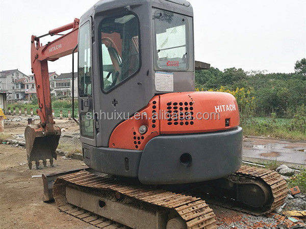 Hitachi em estoque Mini escavadeira japonesa usada HITACHI 55 para venda/Escavadeira de segunda mão pequena em bom estado HITACHI 55