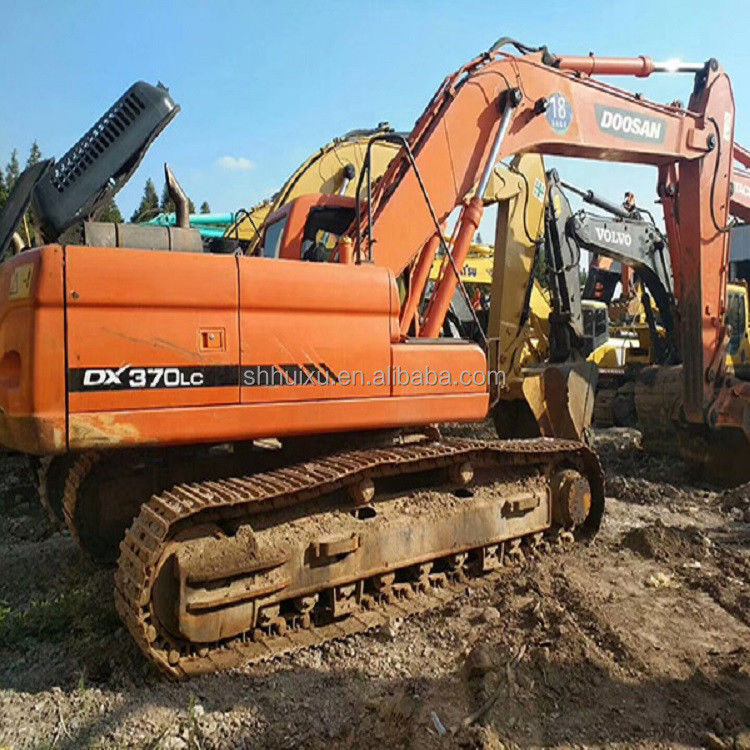 Doosan venda quente Excelente qualidade Excavadora hidráulica de segunda mão DOOSAN DX370 Coreia origem/ Máquina de escavação usada melhor venda bom preço