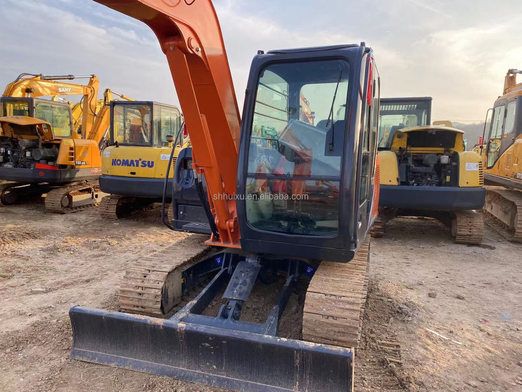 Hitachi em estoque usado Hitachi mini escavadeira zx60 Japão ano 2019/Segunda mão Pequena escavadeira de rastreamento em bom estado HITACHI 60