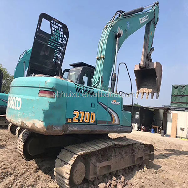 Kobelco SK200 Excelente qualidade de segunda mão escavadeira de rastreador máquina de escavação usada Kobelco SK270D preço barato