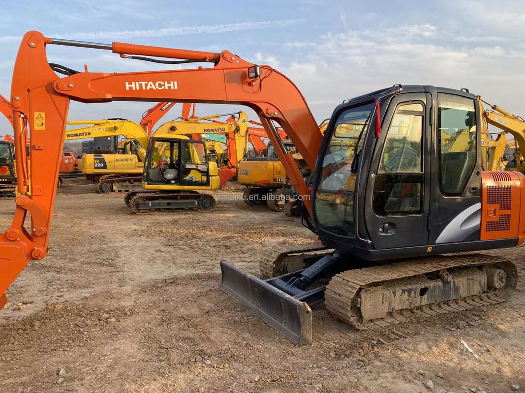 Hitachi em estoque usado Hitachi mini escavadeira zx60 Japão ano 2019/Segunda mão Pequena escavadeira de rastreamento em bom estado HITACHI 60