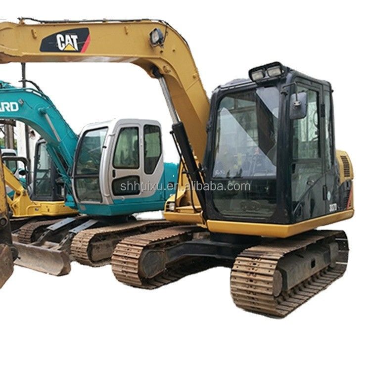 Excavadoras usadas cat307 Mini crawler Máquina de escavação excavadora usada CAT307D 7T Caterpillar Excavator Caterpillar em estoque
