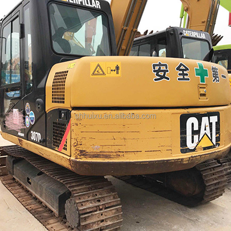 Excavadoras usadas cat307 Mini crawler Máquina de escavação excavadora usada CAT307D 7T Caterpillar Excavator Caterpillar em estoque