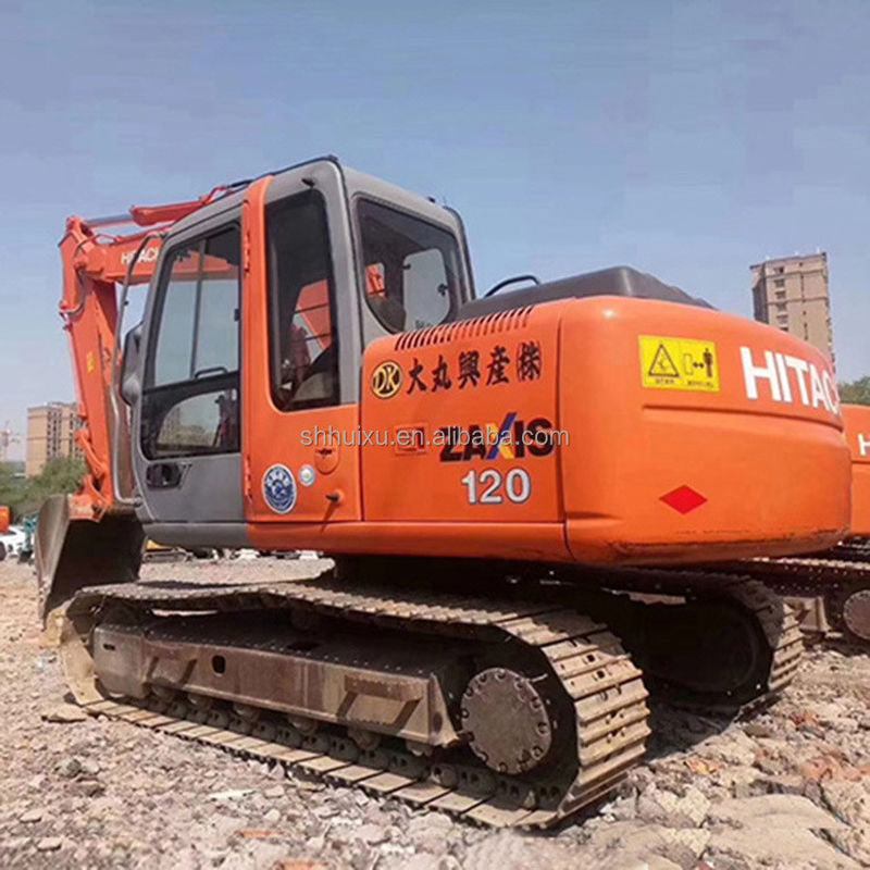 Venda em quente de segunda mão Excavadora HITACHI 120 em bom estado Máquina de escavação usada para venda