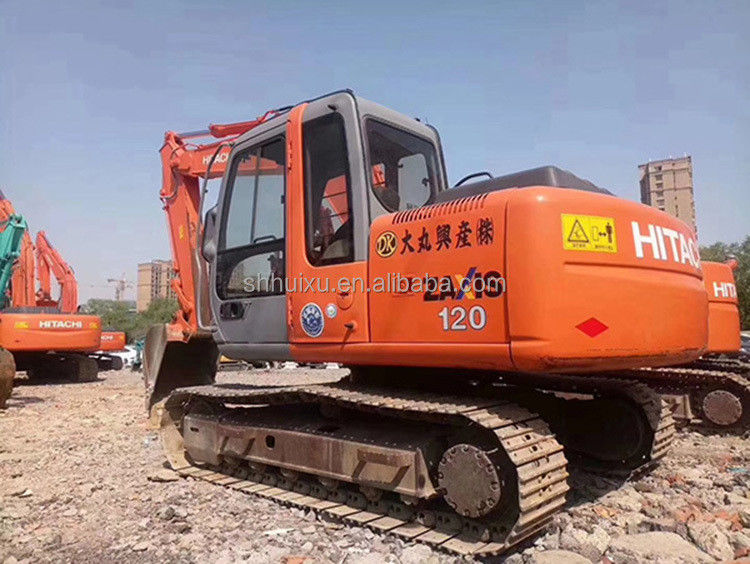 Venda em quente de segunda mão Excavadora HITACHI 120 em bom estado Máquina de escavação usada para venda