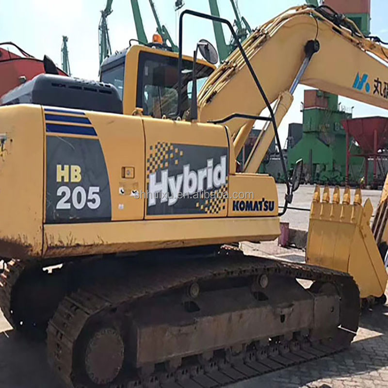 Komatsu Usado Komatsu PC205 escavadeira de rasteira boa qualidade máquina de escavação de segunda mão para venda Komatsu Excavator