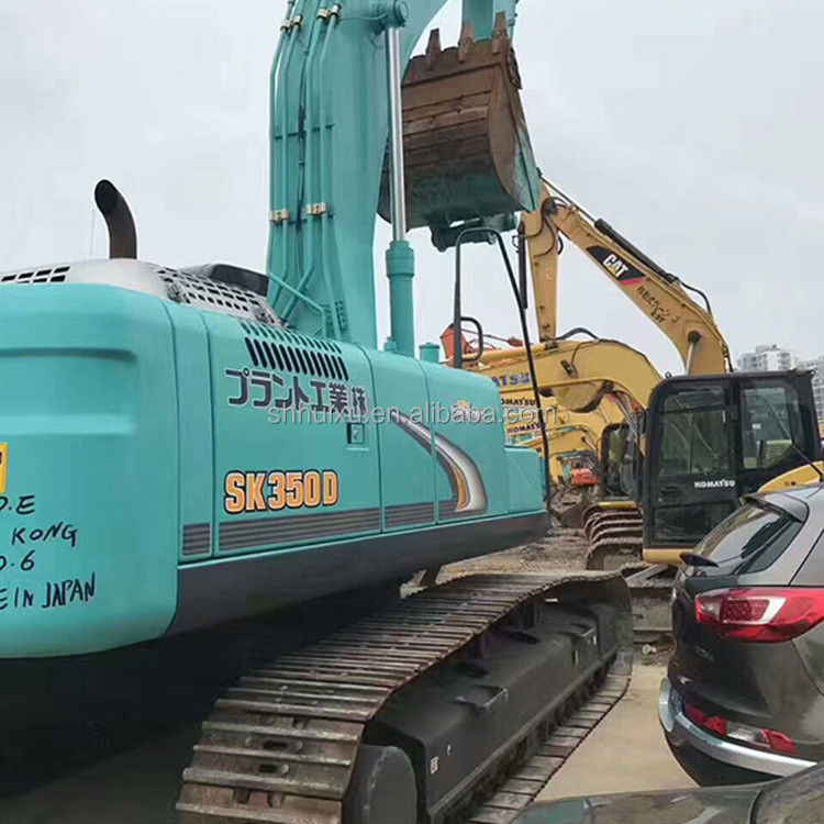 Kobelco SK200 Excavadora de segunda mão de excelente qualidade Kobelco SK350 Máquina de escavação usada