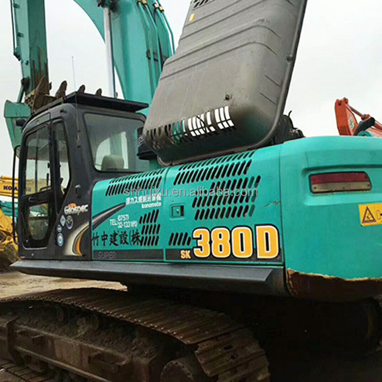 Kobelco SK200 Excelente qualidade máquina de escavação de segunda mão Kobelco SK380/ Máquina de escavação usada Kobelco SK380 preço barato