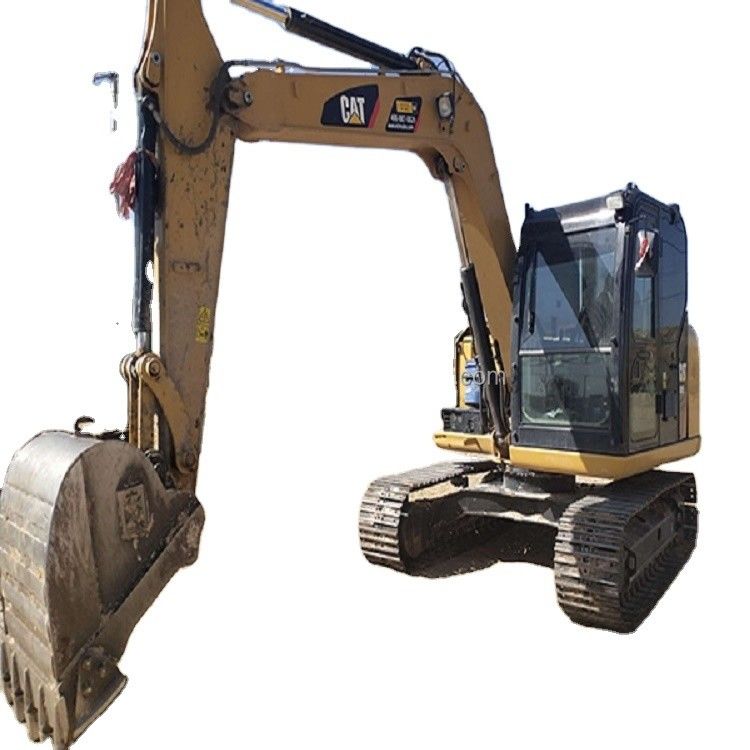Máquina de escavação de rua de segunda mão Mini excavadora usada CAT308E 8T Excavadora usada de lagarta máquina de escavação de lagarta em estoque