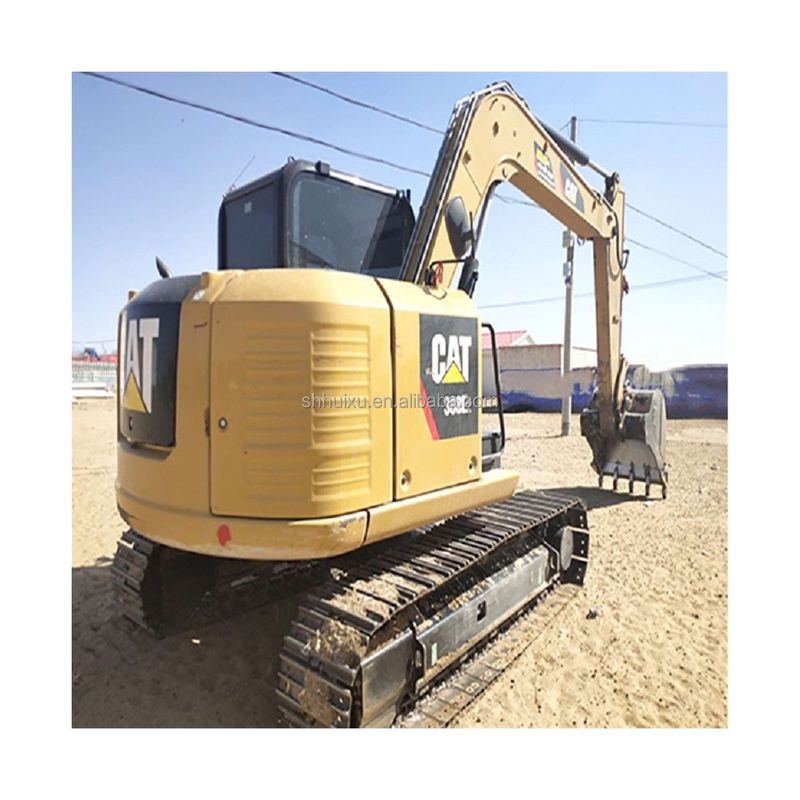 Máquina de escavação de rua de segunda mão Mini excavadora usada CAT308E 8T Excavadora usada de lagarta máquina de escavação de lagarta em estoque