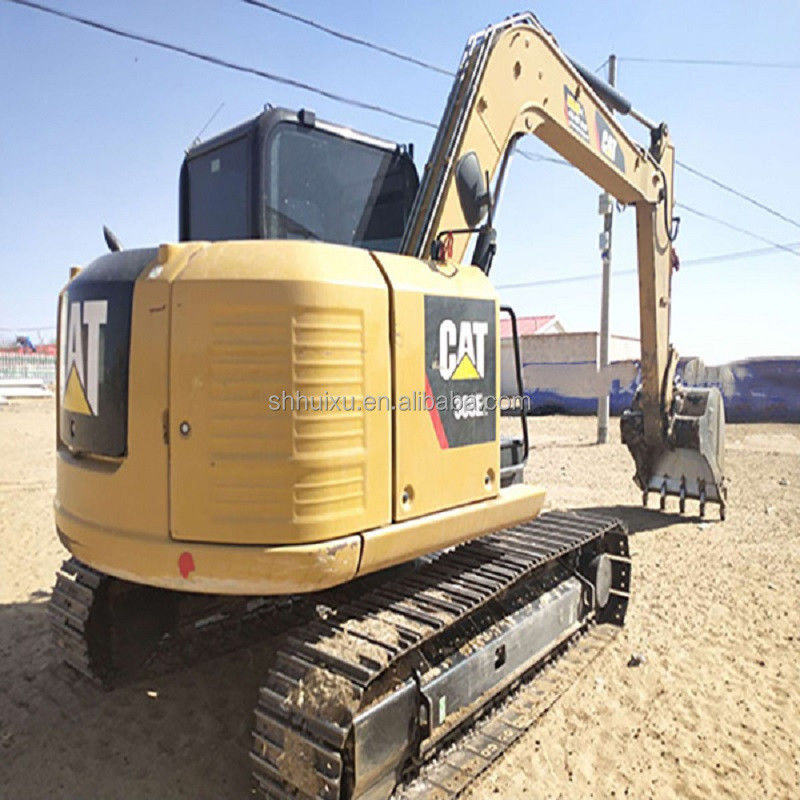 Máquina de escavação de rua de segunda mão Mini excavadora usada CAT308E 8T Excavadora usada de lagarta máquina de escavação de lagarta em estoque