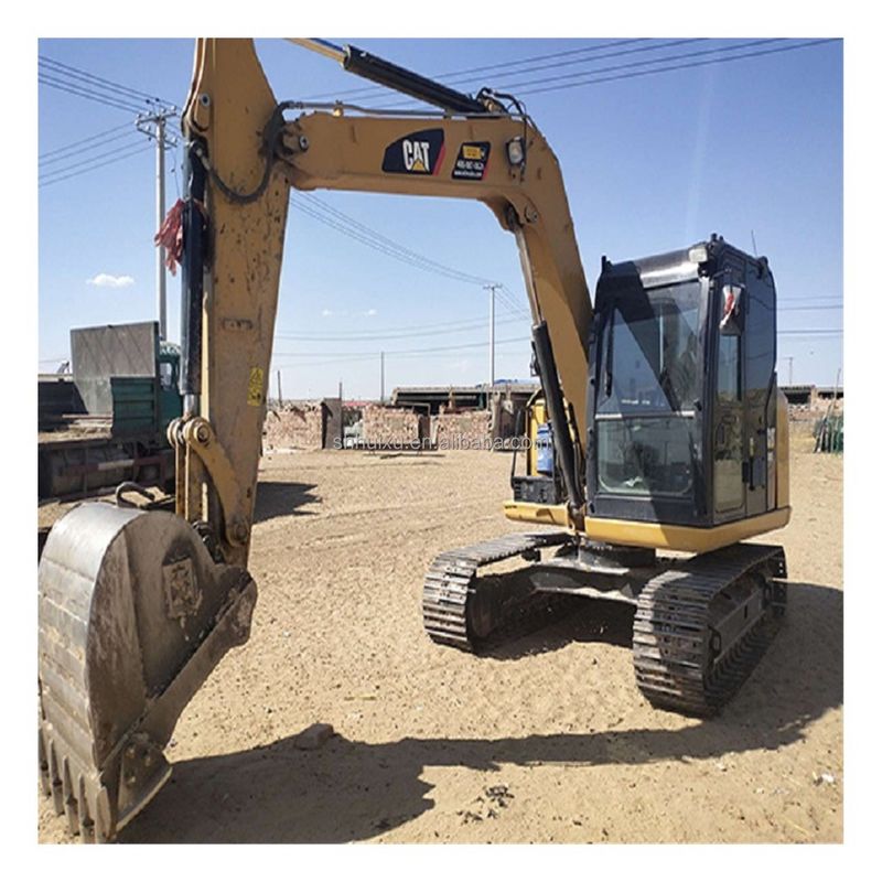 Máquina de escavação de rua de segunda mão Mini excavadora usada CAT308E 8T Excavadora usada de lagarta máquina de escavação de lagarta em estoque