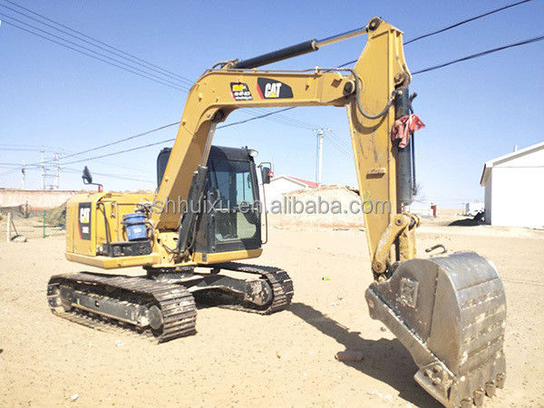 Máquina de escavação de rua de segunda mão Mini excavadora usada CAT308E 8T Excavadora usada de lagarta máquina de escavação de lagarta em estoque