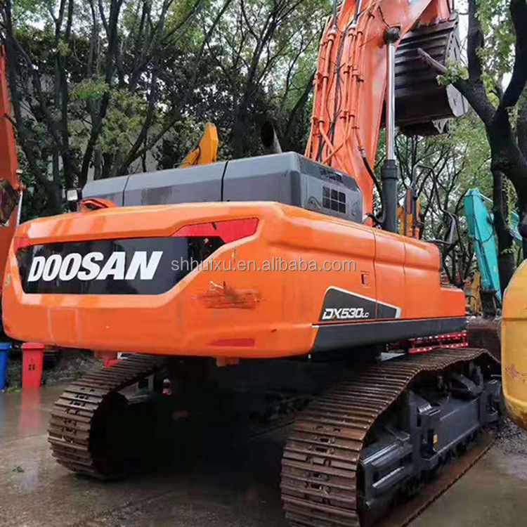 Doosan venda quente Excelente qualidade de segunda mão escavadeira hidráulica DOOSAN DX530 Coreia origem Máquina de escavação usada melhor venda