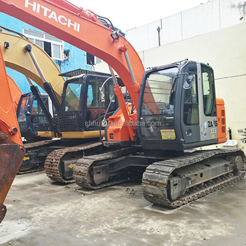 Hitachi venda em quente máquina de escavar de segunda mão HITACHI 135 bom estado máquina de escavação japonesa usada para venda